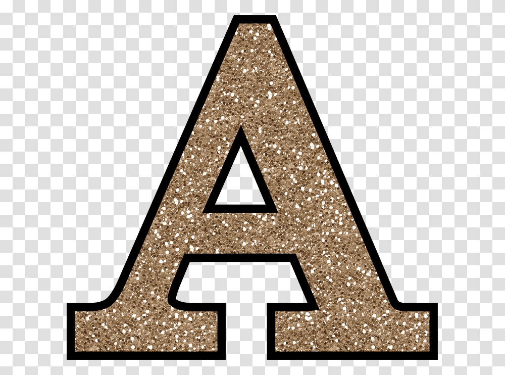 Glitter Letter A, Triangle, Rug, Plant, Cross Transparent Png