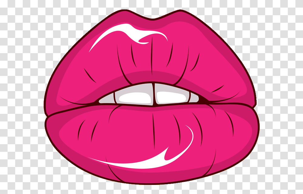 Glitter Lips Clipart Free Download Cartoon Lips, Mouth, Helmet, Clothing, Apparel Transparent Png