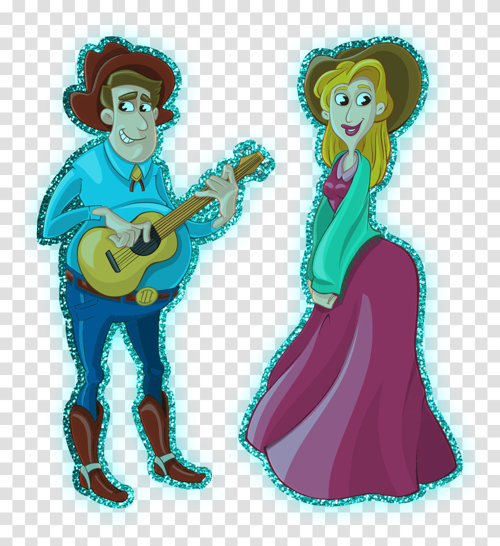 Glitter Music Country Singers Cartoon Clipart, Leisure Activities, Guitar, Musical Instrument, Person Transparent Png