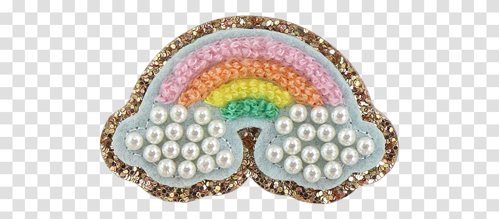 Glitter Pearl Rainbow Patch Stoney Clover Lane Stoney Clover Rainbow Patch Star, Accessories, Accessory, Jewelry, Rug Transparent Png