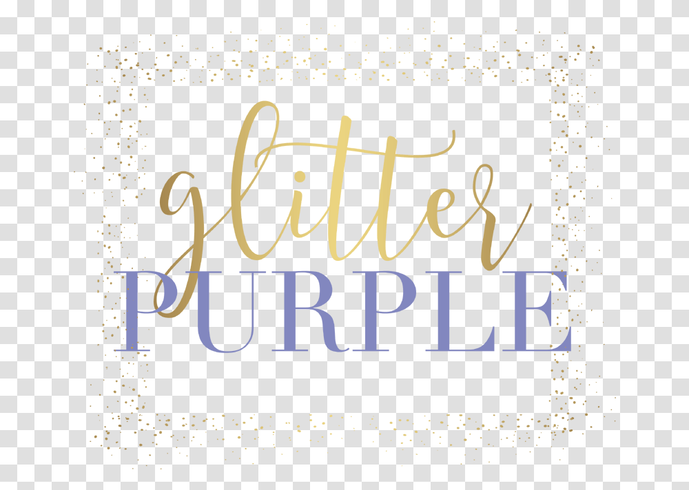 Glitter Purple Ropa Femenina, Poster, Advertisement, Calligraphy Transparent Png