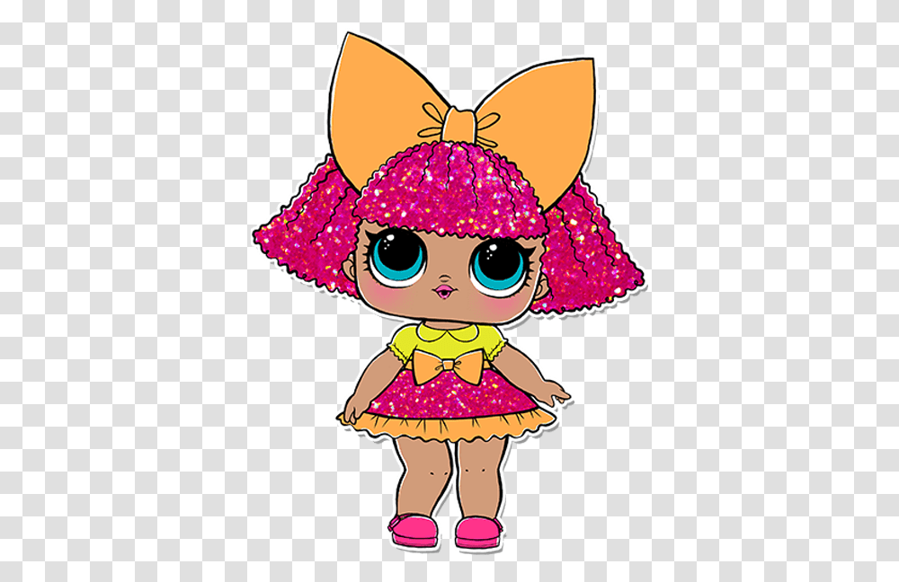 Glitter Queen Lol Doll, Apparel, Toy, Hat Transparent Png