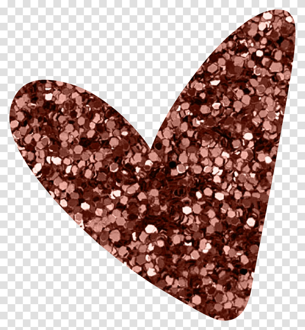 Glitter Rose Gold Solid Heart Photos By Canva Heart, Rug, Purple, Interior Design, Indoors Transparent Png