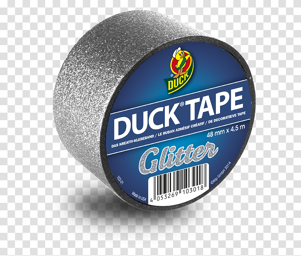 Glitter Silver Duck Tape Washi Tape Birthday List Label, Aluminium, Foil Transparent Png