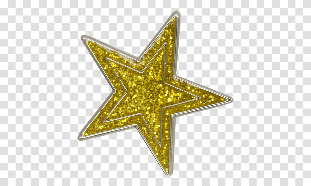 Glitter Star Pin Portable Network Graphics, Cross, Symbol, Star Symbol, Gold Transparent Png