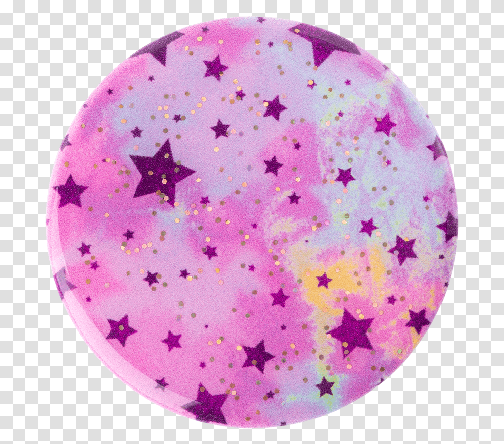 Glitter Starry Dreams Lavender Popsockets Cute Star Pattern Backgrounds, Rug, Paper, Stain, Confetti Transparent Png