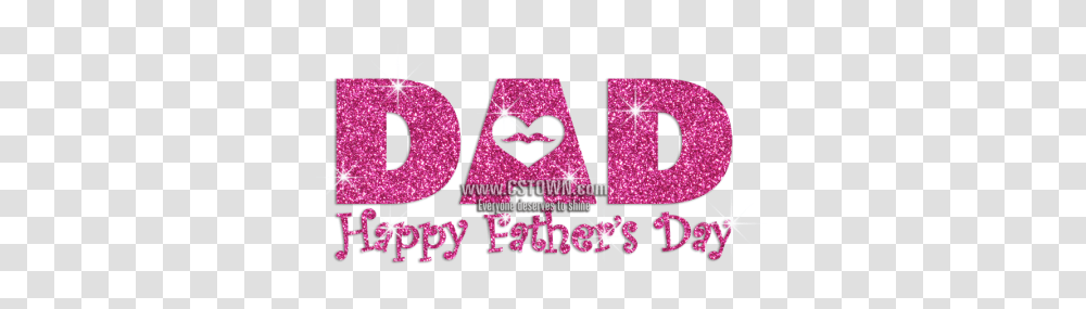 Glittering Dad Happy Father's Day Iron Happy Birthday, Light, Purple, Text, Paper Transparent Png