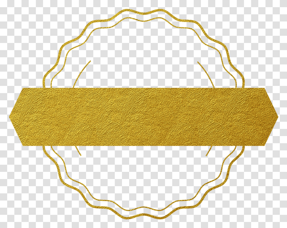 Glittery Gold Circle Illustration, Label, Rug, Plot Transparent Png