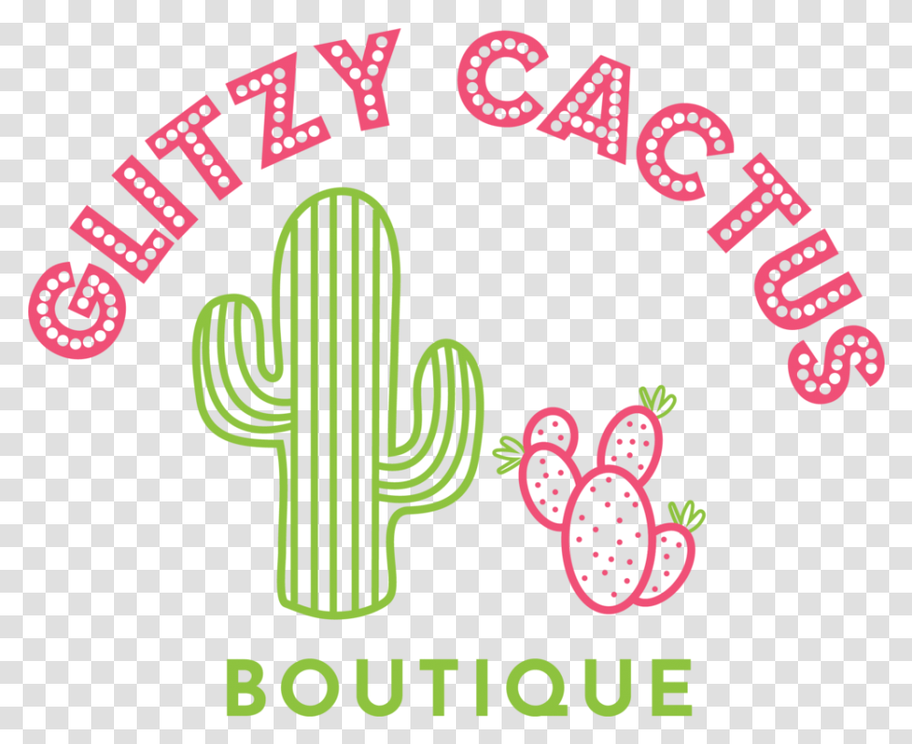 Glitzy Cactus Boutique Llc Logo, Plant, Text, Alphabet Transparent Png