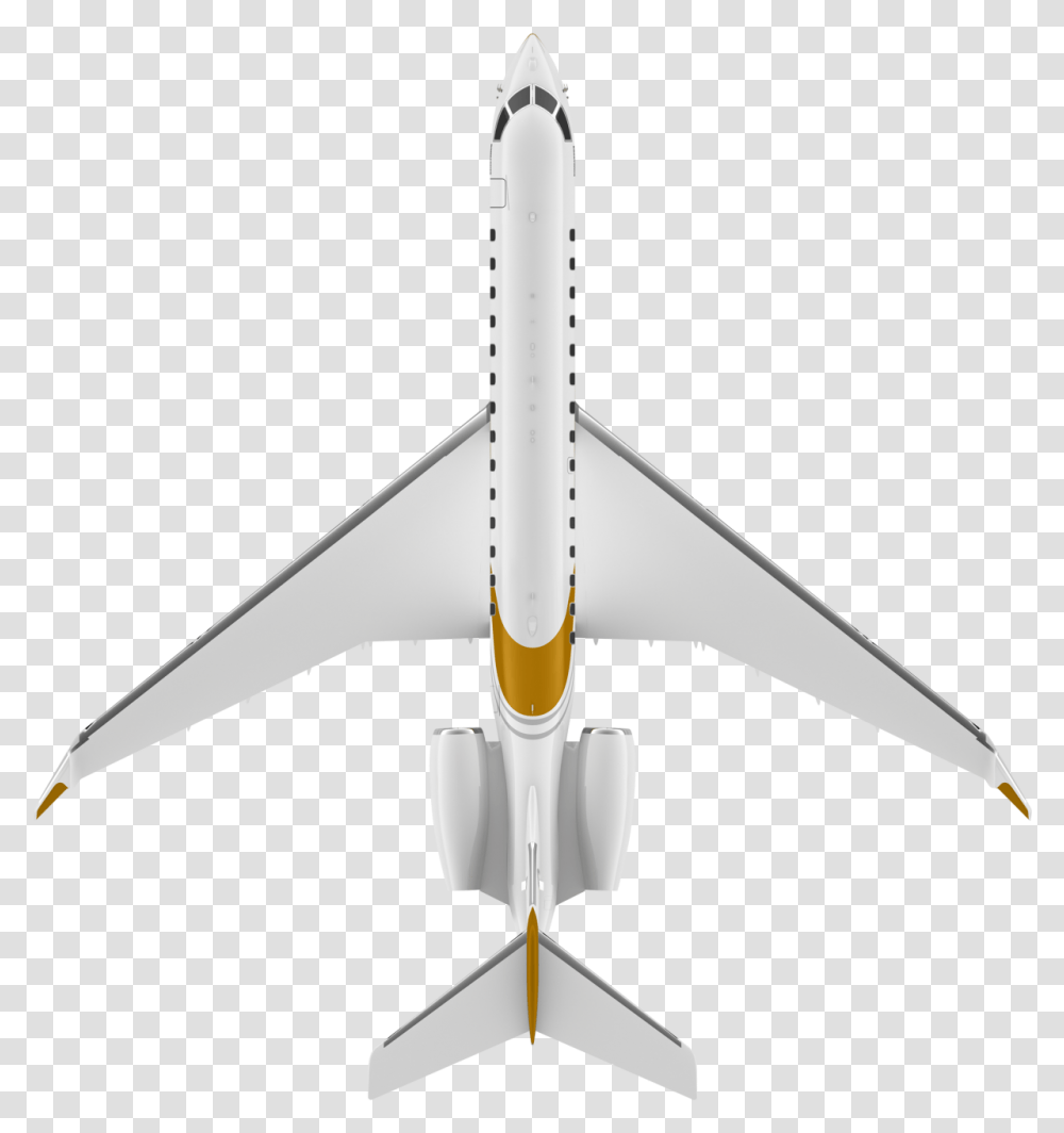 Global 7500 Top View Bombardier 7000 Top View, Aircraft, Vehicle, Transportation, Airplane Transparent Png