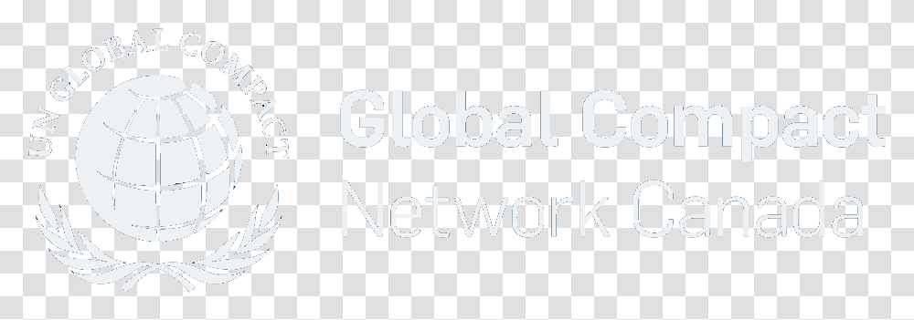 Global Compact Network Canada Un Global Compact White Logo, Word, Alphabet, Face Transparent Png