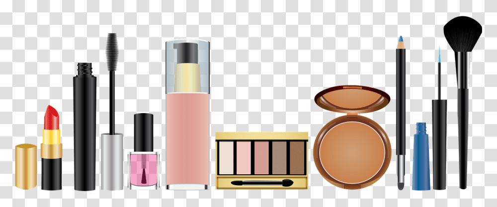 Global Cosmetic Products Market Make Up No Background, Cosmetics, Lipstick, Candle, Label Transparent Png