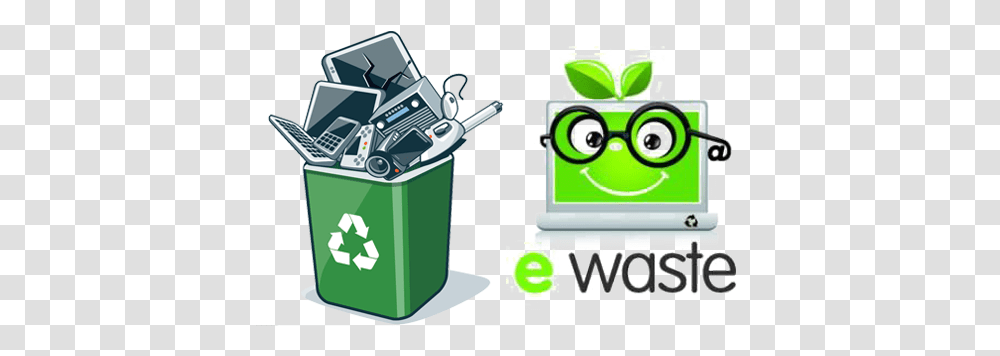 Global Electronic Waste Management Waste Management Electronic Waste, Recycling Symbol, Green, Trash Transparent Png