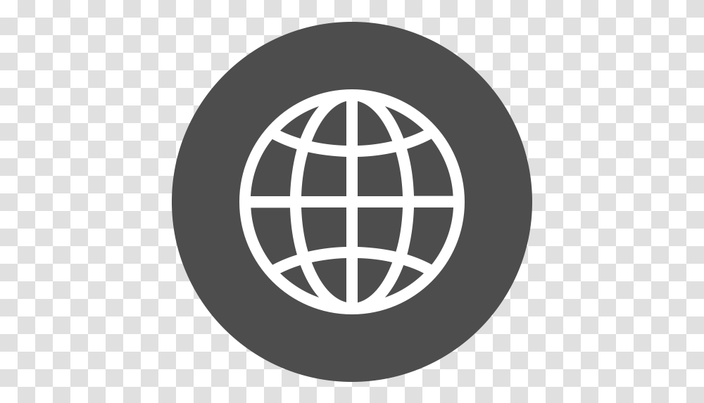 Global Globe International World Language Icon Black Background, Machine Transparent Png