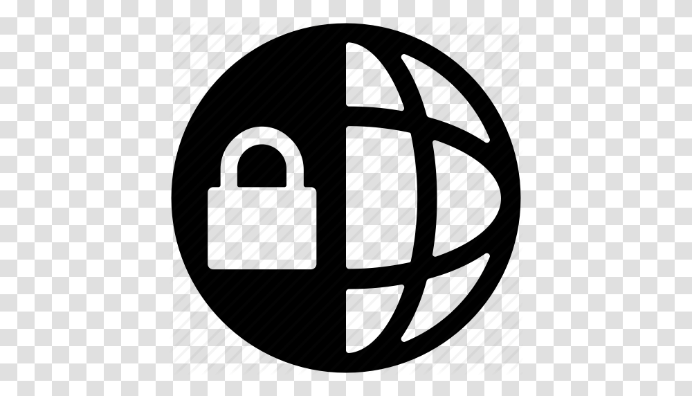 Global Lock Global Safety Global Security Safe Internet Secure, Helmet, Apparel, Sphere Transparent Png