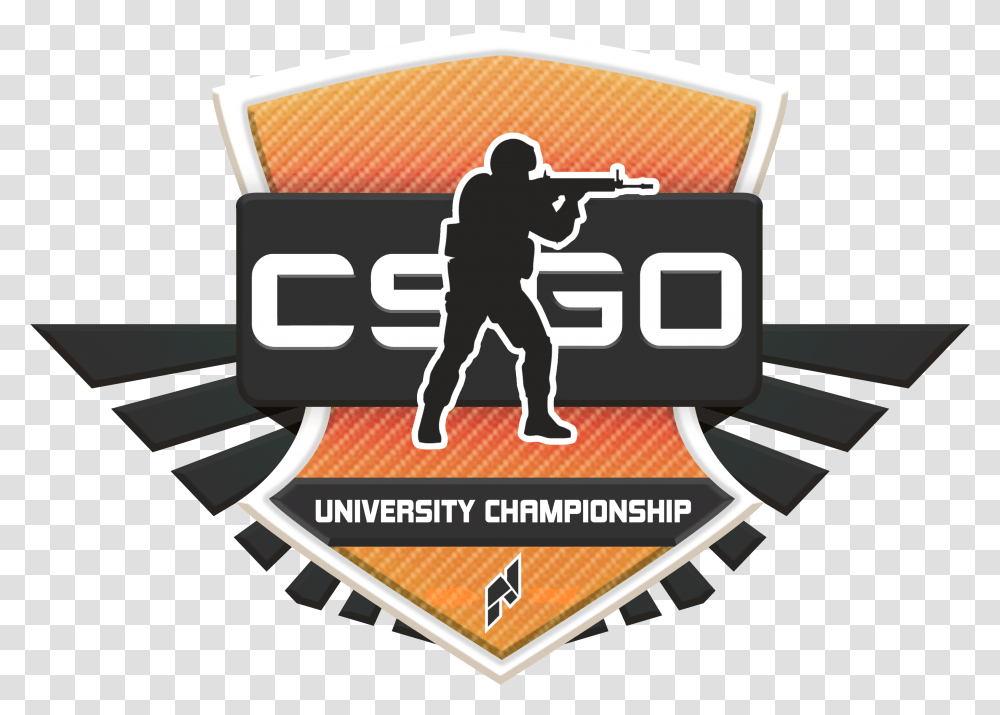 Global Offensive University Championship Cs Go Emblem, Person, Advertisement, Poster Transparent Png