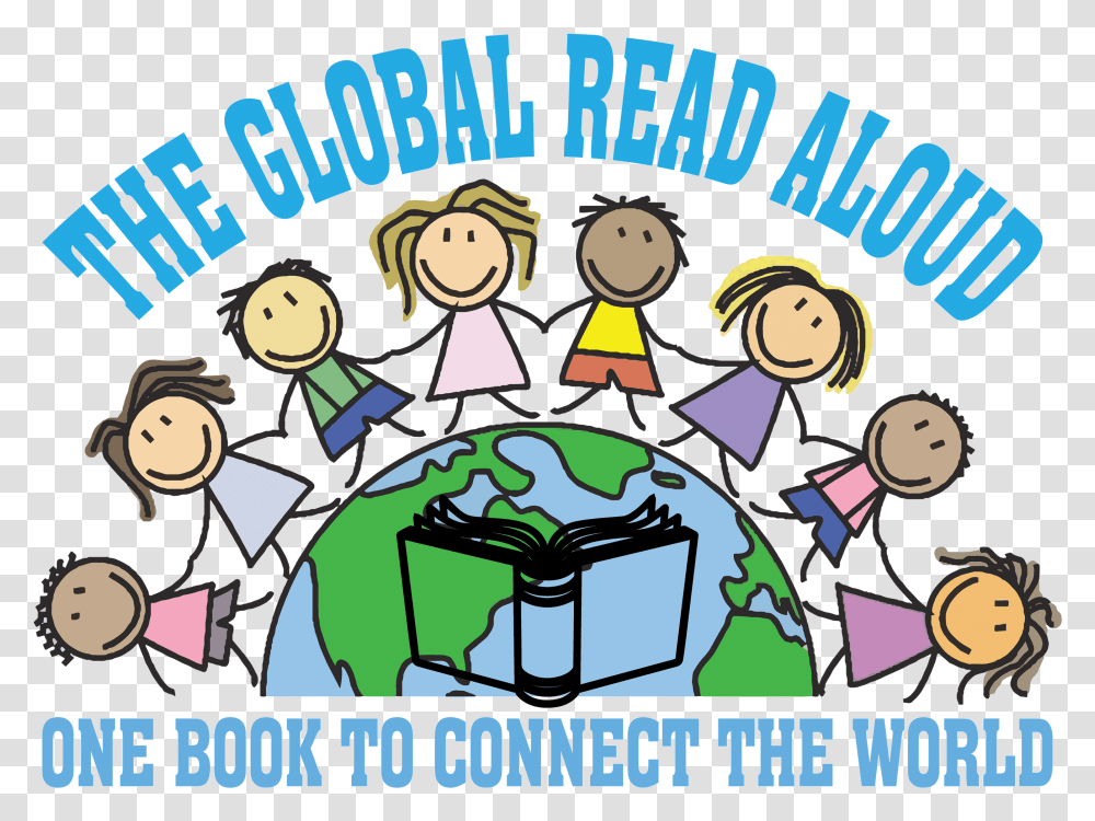 Global Read Aloud Cartoons Global Read Aloud 2019, Crowd, Poster, Advertisement, Leisure Activities Transparent Png