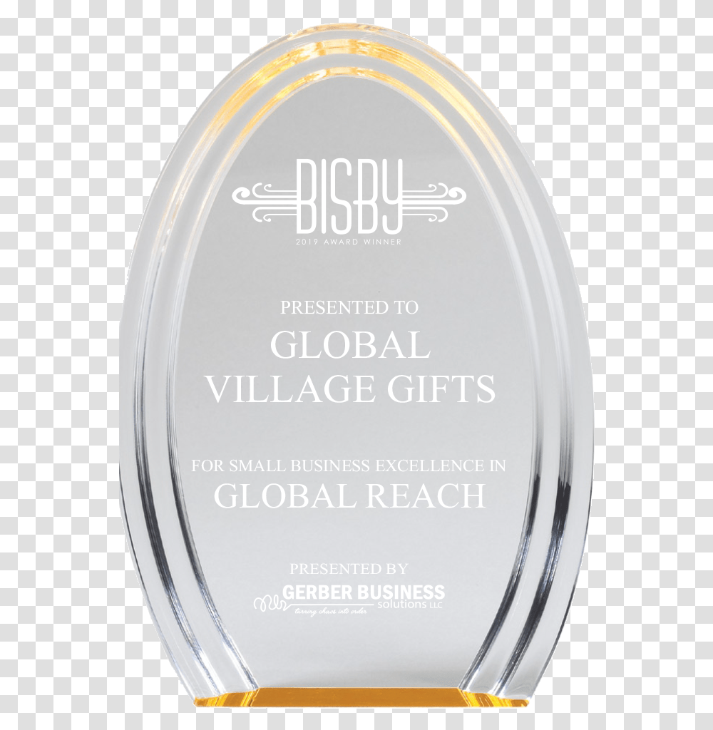Global Village Gifts Trophy, Cosmetics, Bottle, Text, Label Transparent Png