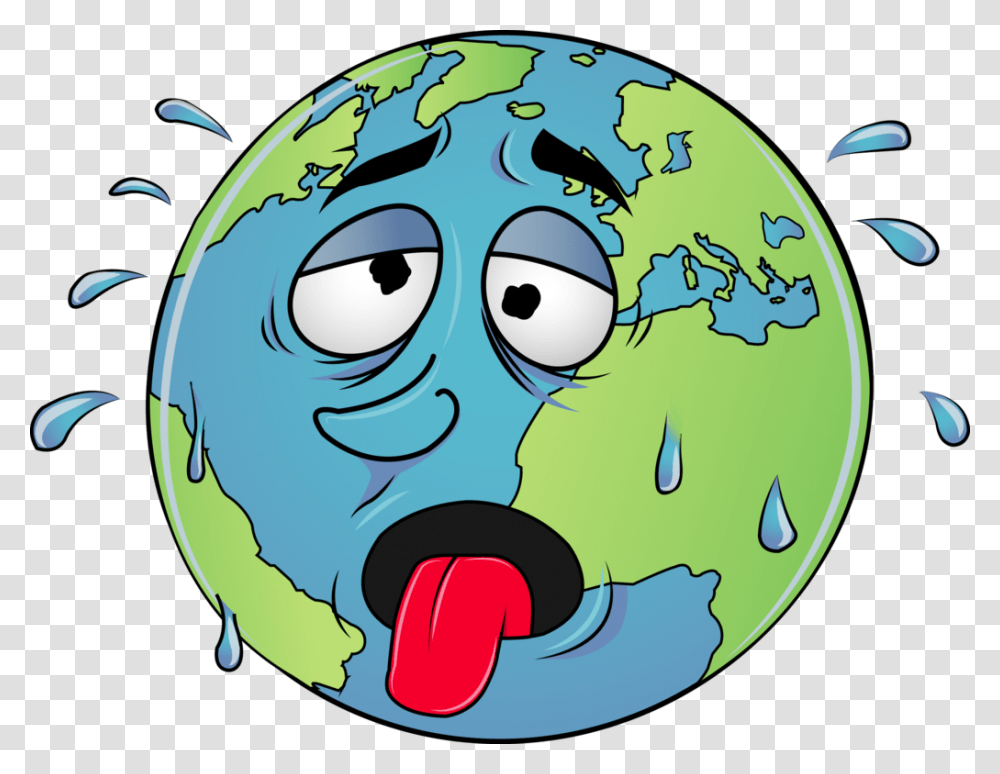 Global Warming Clipart At Getdrawings Global Warming Earth Cartoon, Planet, Outer Space, Astronomy, Universe Transparent Png
