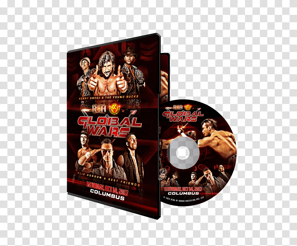 Global Wars Night Columbus Oh Roh Wrestling, Disk, Dvd, Person, Human Transparent Png