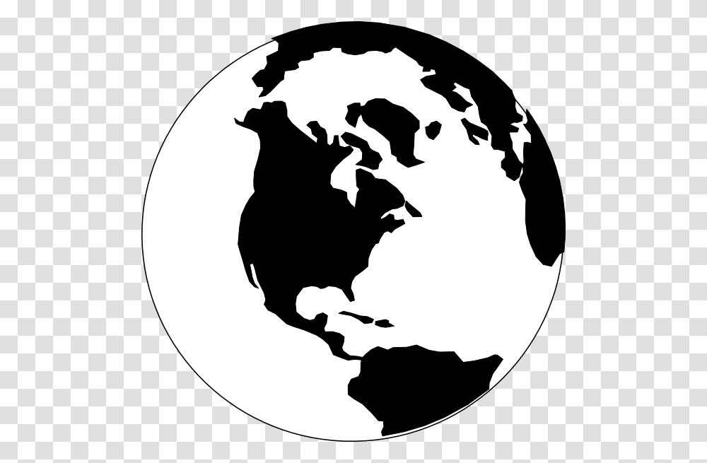 Globe Clipart Black And White, Outer Space, Astronomy, Universe, Planet Transparent Png