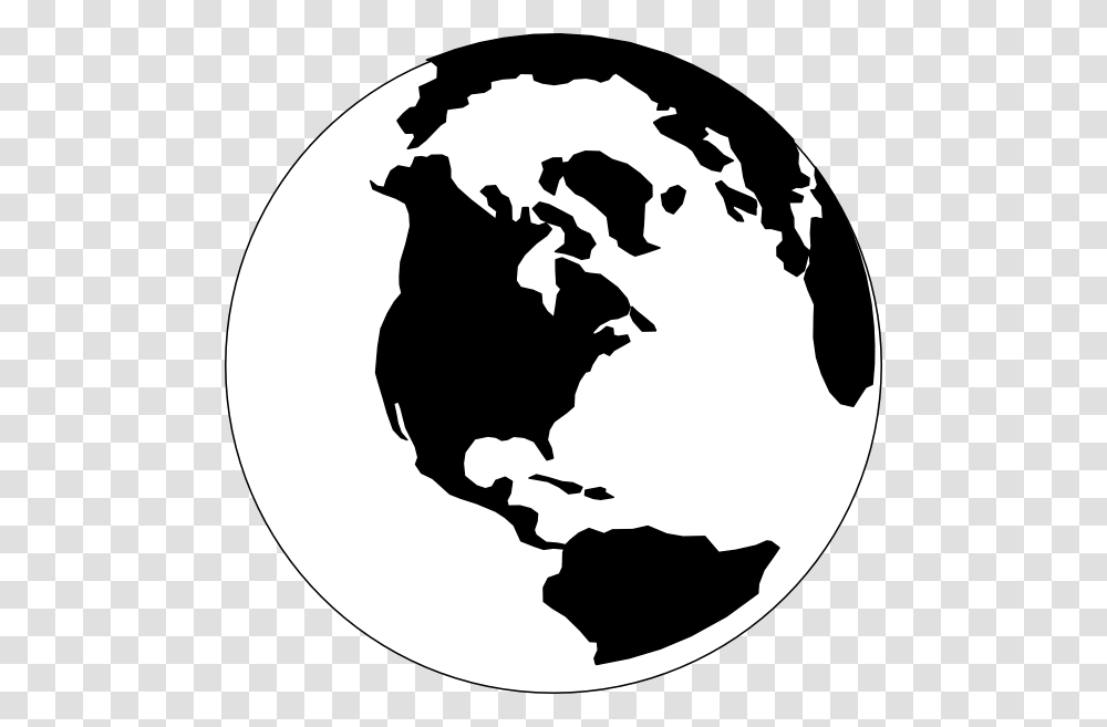 Globe Clipart Black And White, Outer Space, Astronomy, Universe, Planet Transparent Png