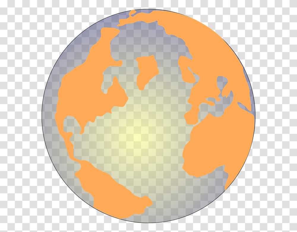 Globe Clipart Yellow Circle, Planet, Outer Space, Astronomy, Universe Transparent Png