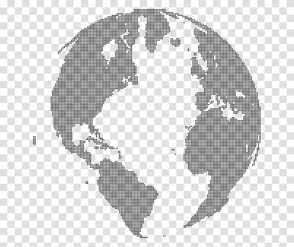 Globe Dots World Globe Map Dots, Gray, World Of Warcraft Transparent Png