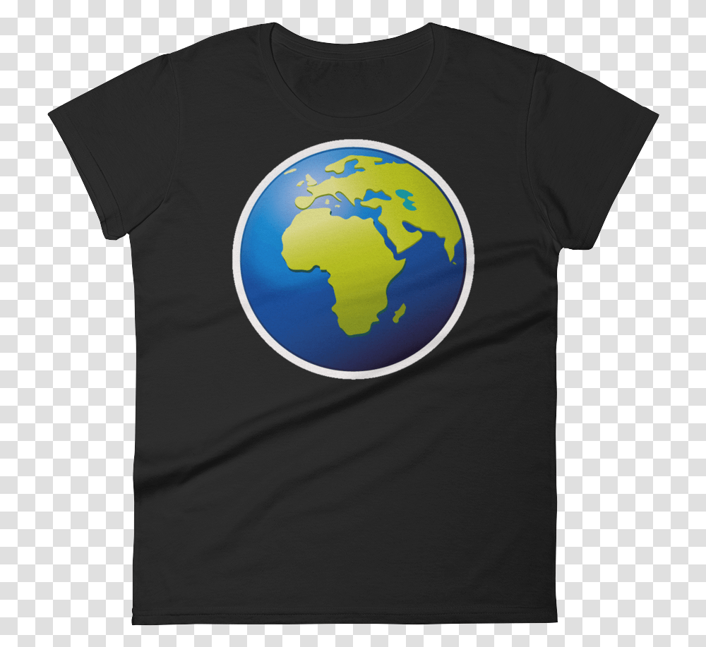 Globe Emoji T Shirt, Apparel, Outer Space, Astronomy Transparent Png