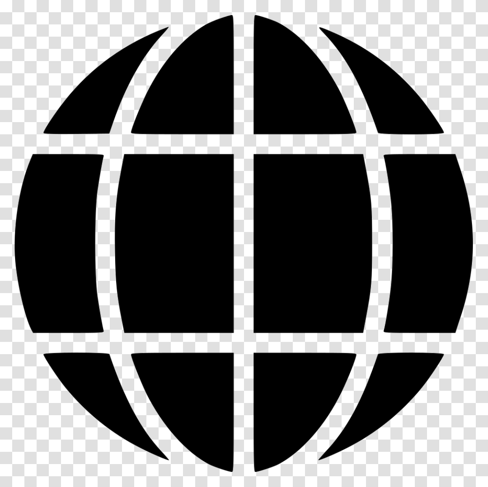 Globe Global Location Earth Network Website Globe Icon, Stencil, White, Texture Transparent Png