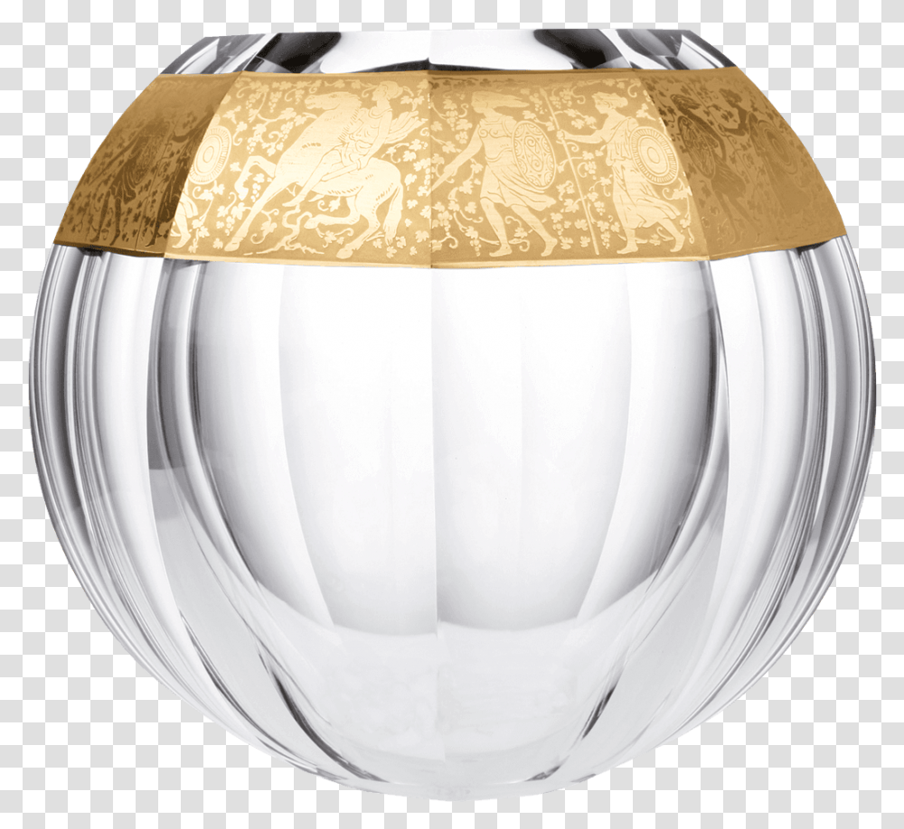 Globe Hand Cut And Gilded Vase Moserglasscom Candle, Lighting, Lamp, Jar, Pottery Transparent Png