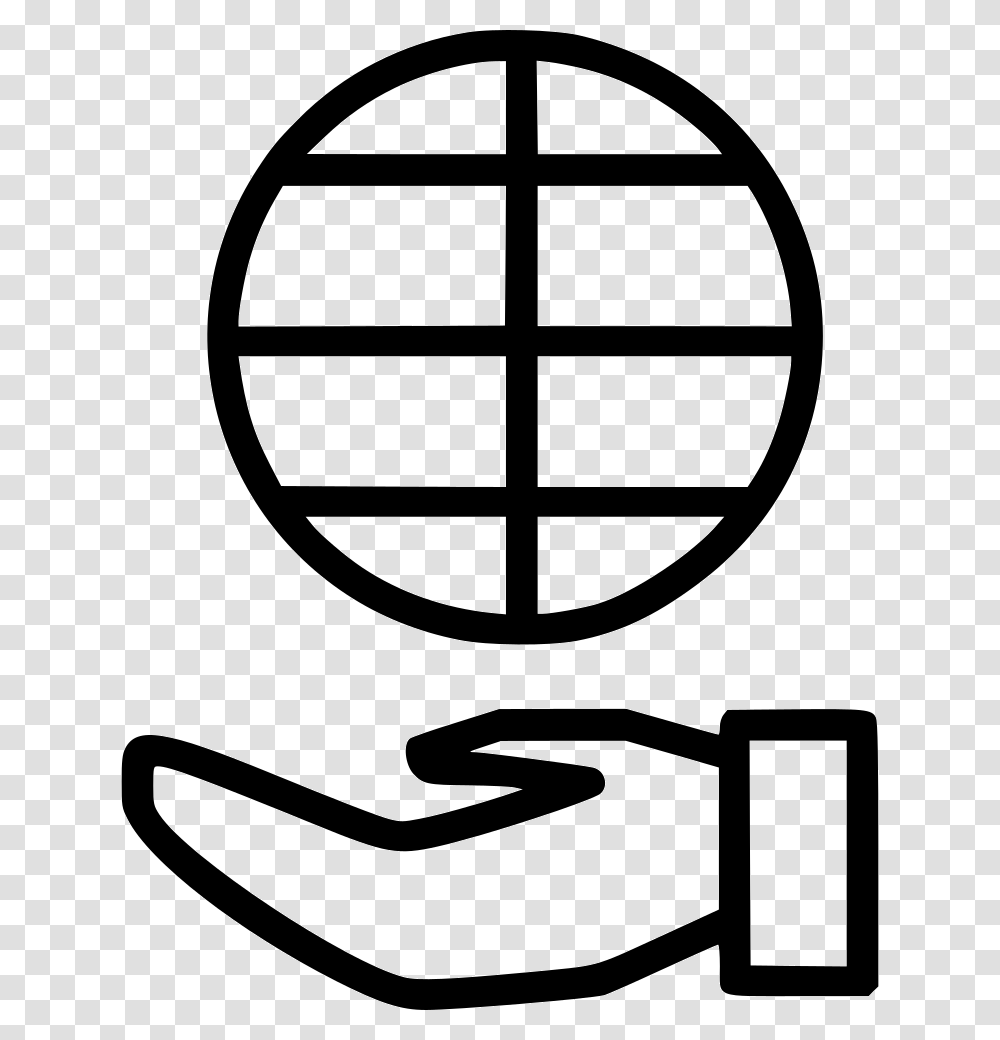 Globe Hand Mennonite World Conference, Logo, Trademark, Stencil Transparent Png