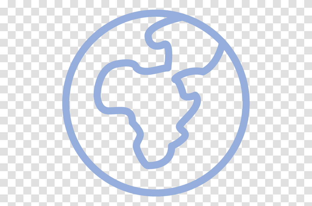 Globe Icon Line, Recycling Symbol, Hand Transparent Png