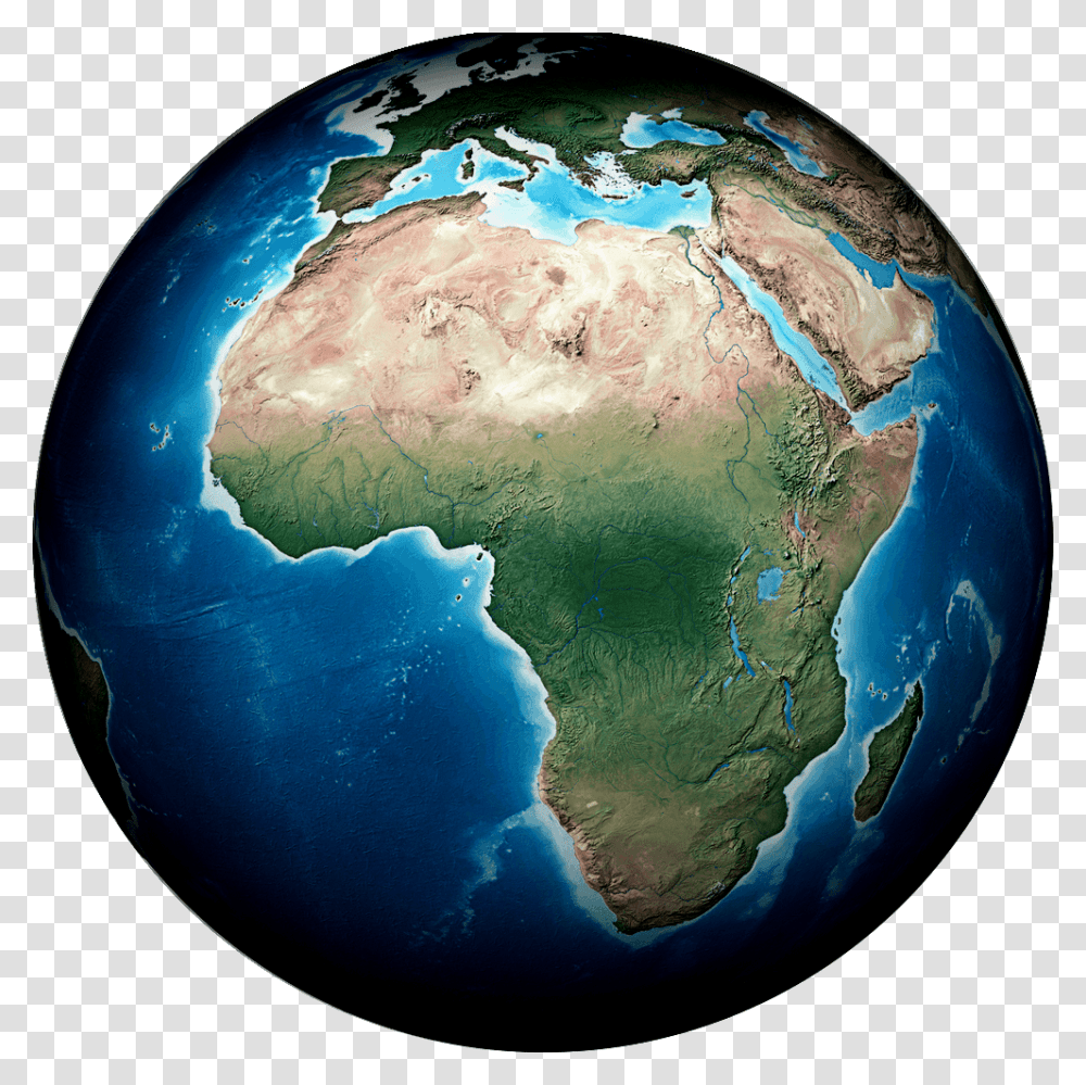 Globe Map Of Africa, Outer Space, Astronomy, Universe, Planet Transparent Png