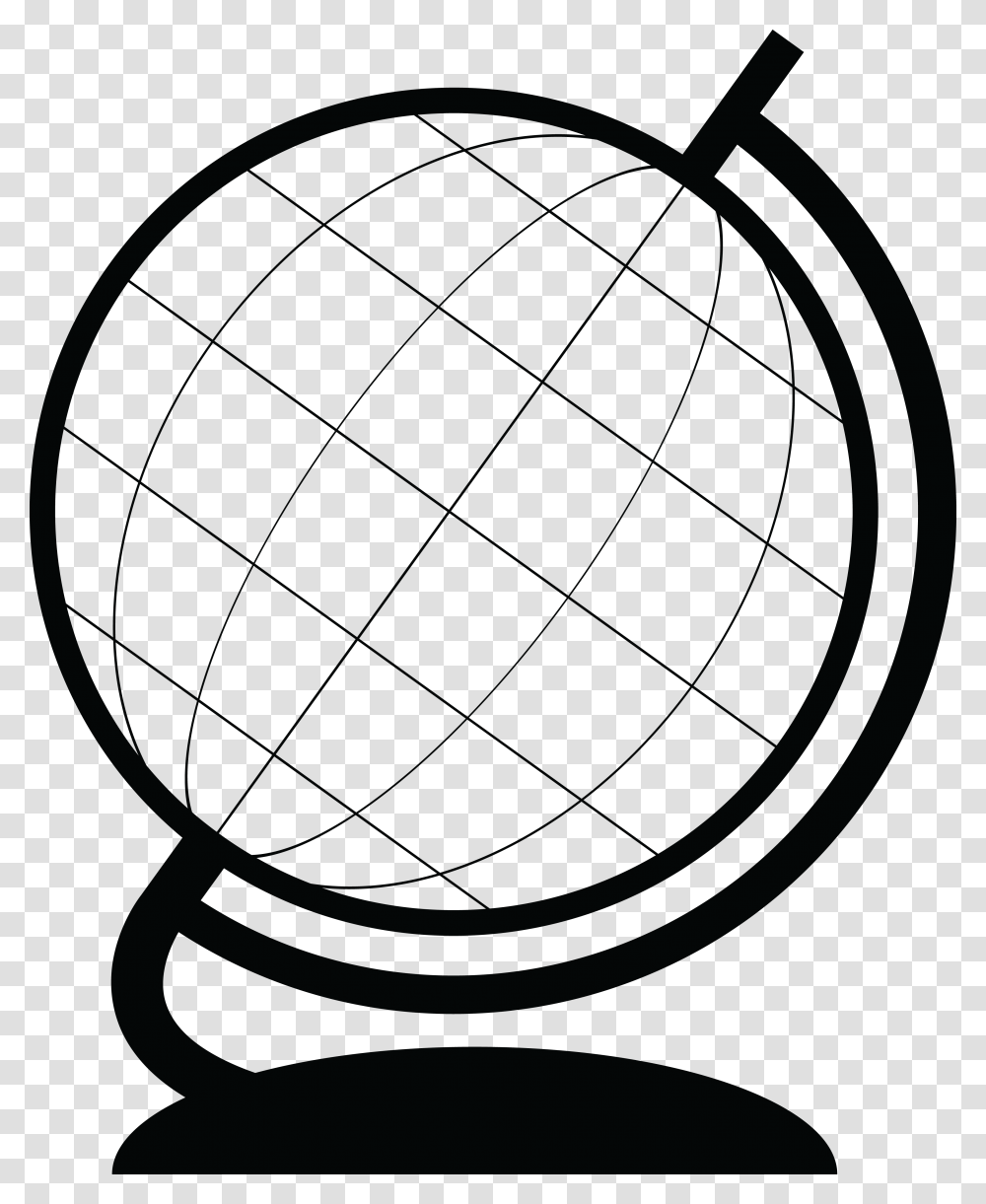 Globe Outline Globe Clipart Black And White, Astronomy, Outer Space, Universe, Sphere Transparent Png