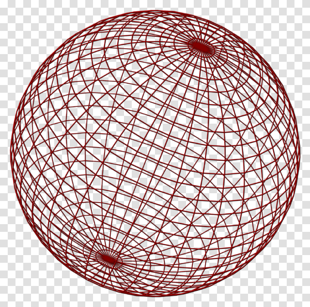 Globe Red Mesh Wireframe Icon Sticker Vertical, Sphere, Balloon Transparent Png