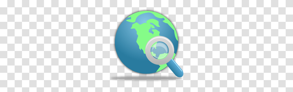 Globe Search Icon, Planet, Outer Space, Astronomy, Universe Transparent Png