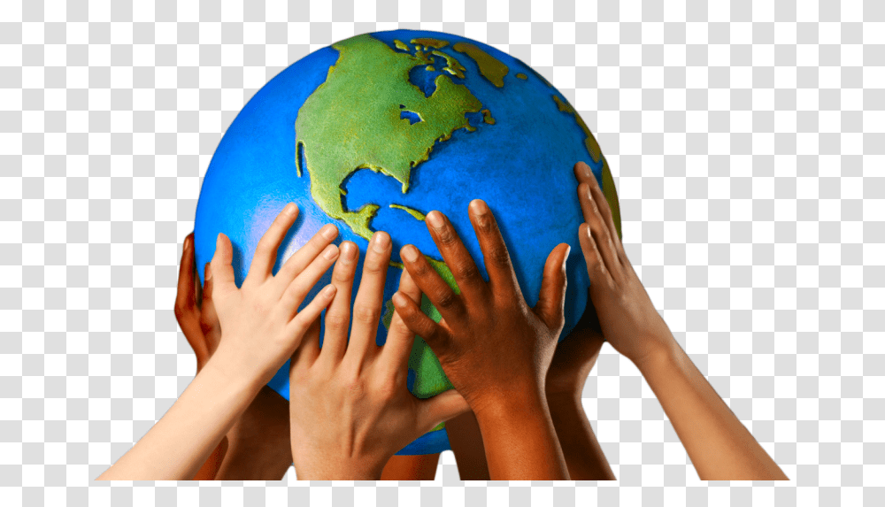 Globe With Hands World With Hands Around, Outer Space, Astronomy, Universe, Person Transparent Png