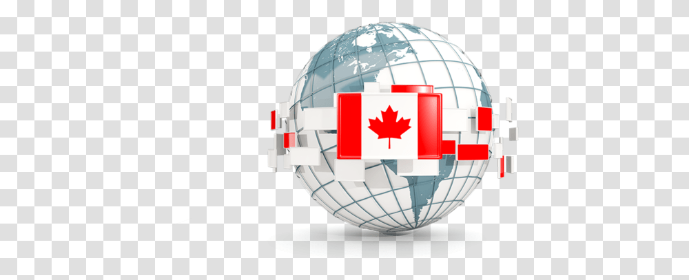 Globe With Line Of Flags Canada Immigration, Outer Space, Astronomy, Universe, Planet Transparent Png