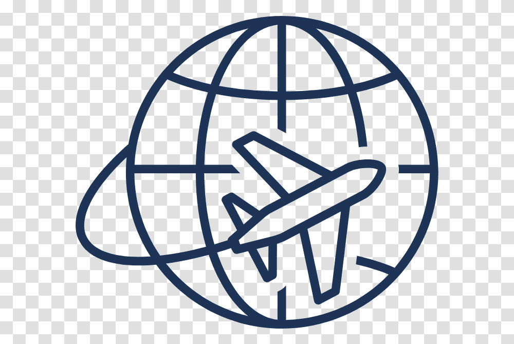 Globe With Marker Icon Cartoons Plane And Globe Icon, Sphere, Astronomy, Outer Space Transparent Png
