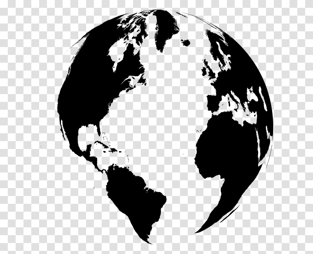 Globe World Map Earth, Gray, World Of Warcraft Transparent Png