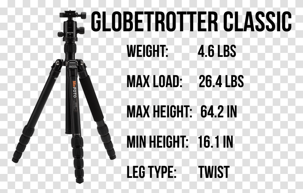 Globetrotter Classic Tripod, Bow Transparent Png