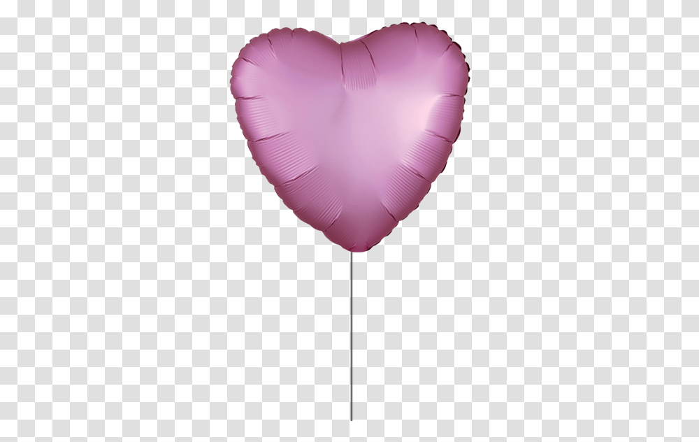 Globo Corazon Metalico Rosa, Balloon, Heart Transparent Png