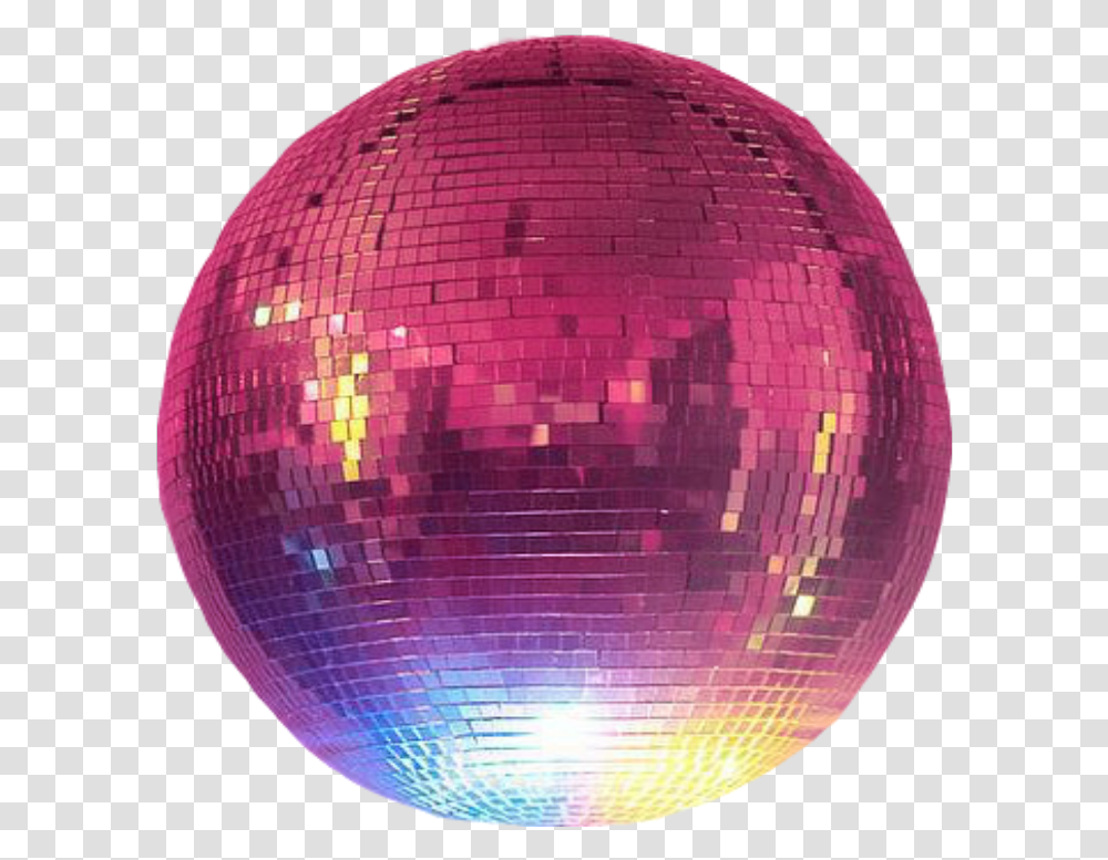 Globo Disco Dancefloor Pink Glitter Planodefundo Sphere, Balloon, Crystal Transparent Png