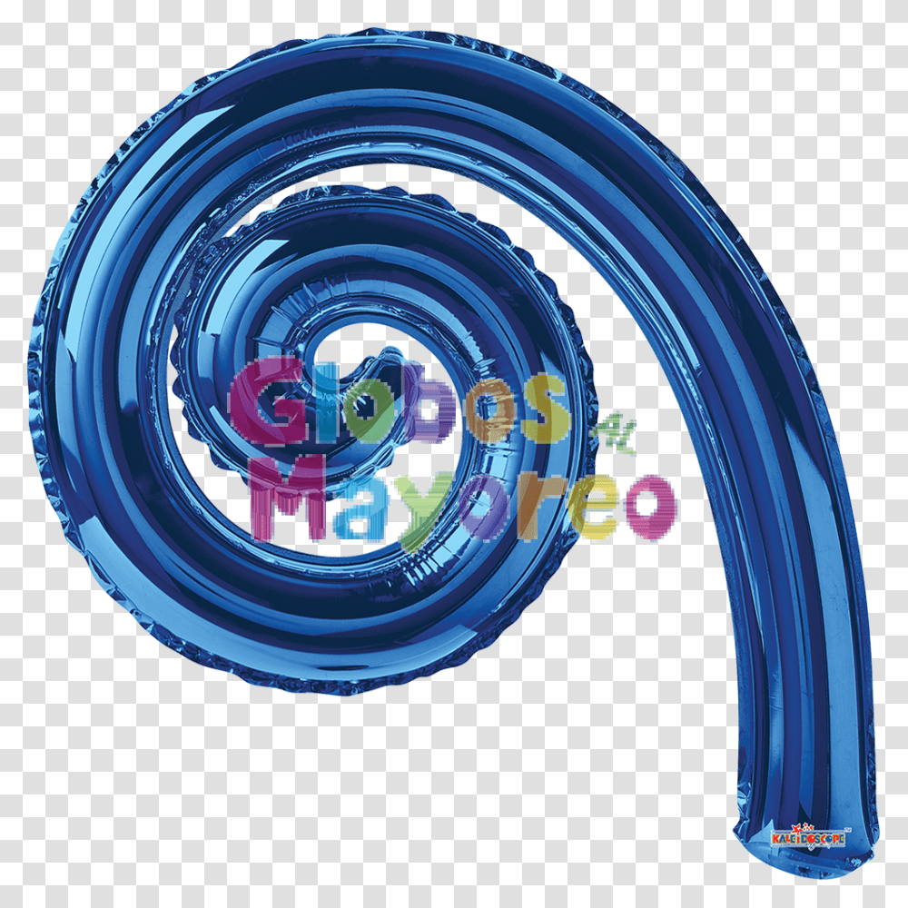 Globo Metlico Curly Espiral Color Azul Royal Incluye Folgirovannij Shar Spiral, Sphere, Building Transparent Png