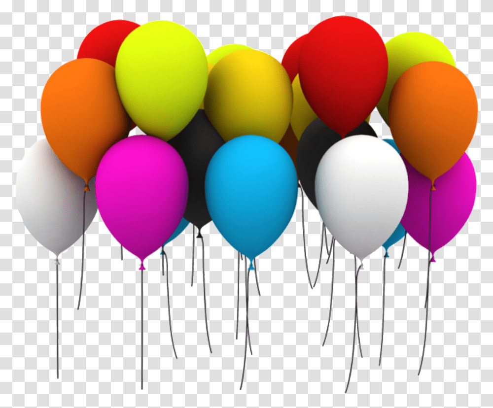 Globos Colourful Sticker Tumblr Hbd Happybirthday Apsveikums Brnam Varda Diena, Balloon Transparent Png