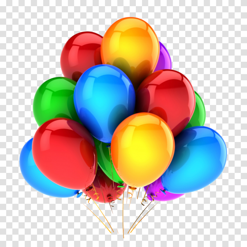 Globos Colourful Sticker Tumblr Hbd Happybirthday, Balloon Transparent Png