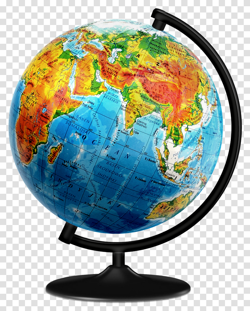 Globus Earth World Map Geography Child School Classroom Globe, Outer Space, Astronomy, Universe, Planet Transparent Png
