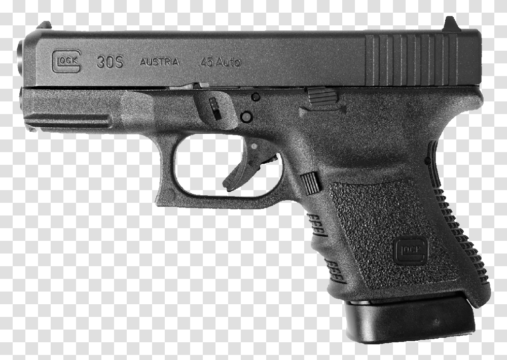 Glock 30 Glock 30s Gen, Gun, Weapon, Weaponry, Handgun Transparent Png