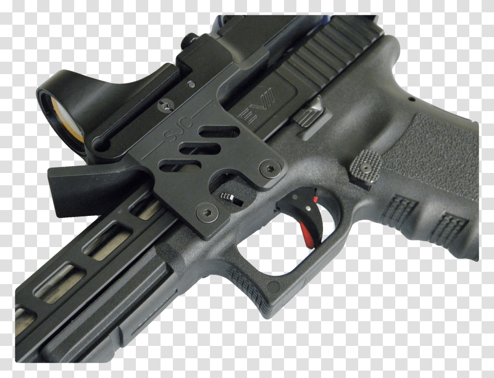 Glock 34 Modified, Gun, Weapon, Weaponry, Handgun Transparent Png